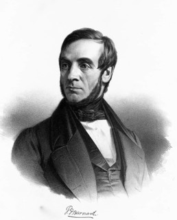 Lithograph of the American politician Daniel Dewey Barnard (1797–1861), who served, amongst other