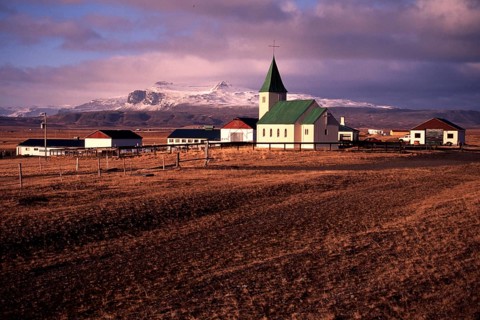 Europe, geography, travel, Iceland, church, Snaefellsnes, winter