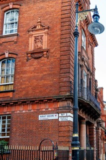 Secret London, The Audley Square KGB Cold War era dead letter box lamp post stands outside the
