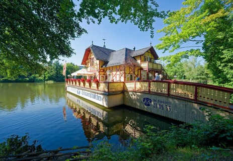 Historic excursion restaurant Schwanenschlösschen, Silberweg, ore mining, silver mining, Margrave