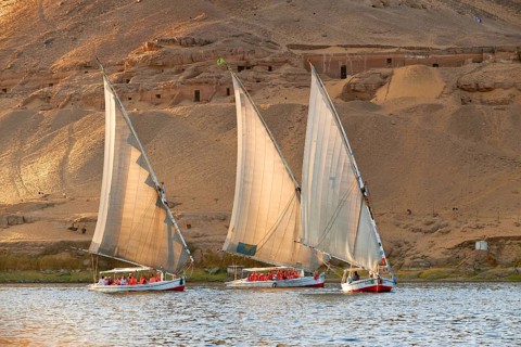 Egypt, landscape, Nile, boat, boats, Felucca, Feluccas, boat, sailboat, Nile, Cairo, Egypt
