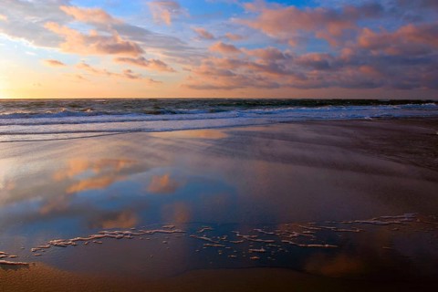 Evening atmosphere, island of Sylt, North Sea, Schleswig-Holstein, Wadden Sea, Germany,