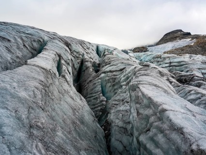 Spaltenreicher Glacier, Venedigerkees, Venice Group, Hohe Tauern National Park, Province of