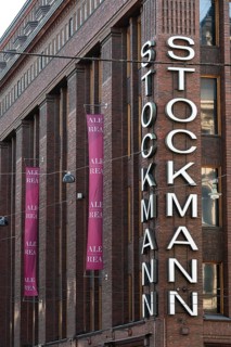 Stockmann department store façade, Helsinki, Finland