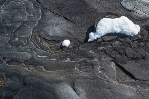 Rock structures, Söröya, Finnmark, Norway, May 2019