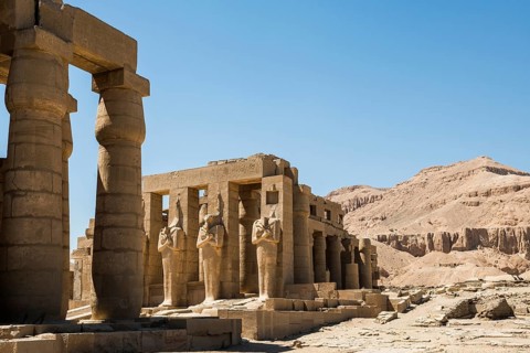 Ramesseum Temple, Luxor, Egypt