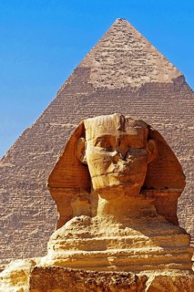 Egypt, Giza, Sphinx, pyramid, pyramids, landscape, Cairo