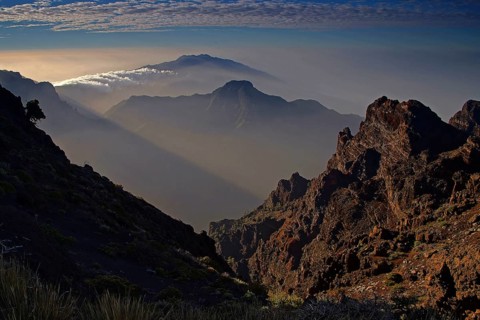 Canary Islands, La Palma, mountain, Roque de los Muchachos, La Palma, Canary Islands, Spain