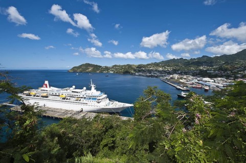 Central America, St. Vincent, Boudicca, Fred Olsen Line, Cruise Ship, Kingstown Port, St. Vincent &