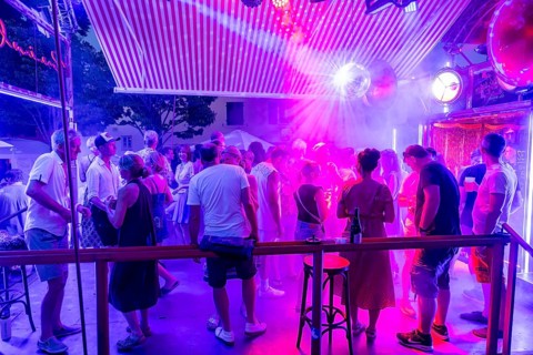 On a long promenade on the Elnhang between Loschwitz and Pillnitz, a big festival is celebrated