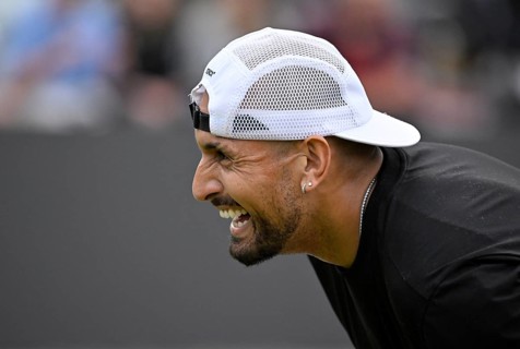 Nick Kyrgios (AUS) smiles in a portrait at the BOSS Open 2026, ATP 250 tennis tournament, a