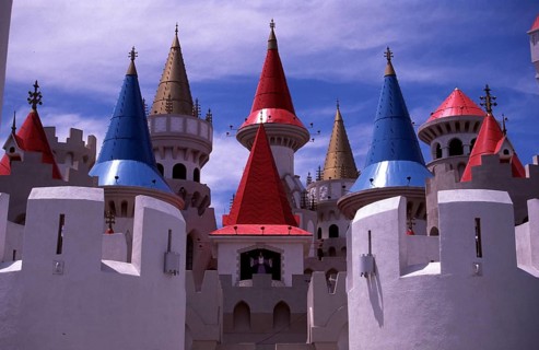 Travel, Hotel Excalibur, Casino, Las Vegas, Nevada, USA, Towers. Travel, Hotel Excalibur, Casino,