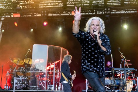 Steve Hogarth, singer of Marillion, at a concert at the Gilde Parkbühne Hannover, 11.07.2026