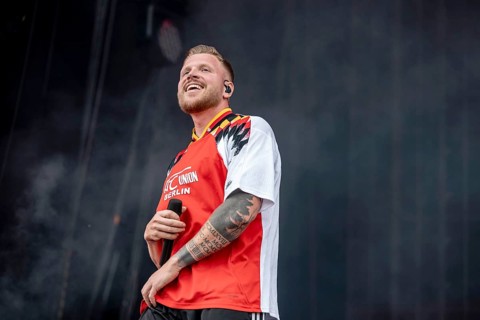 Finch (real name: Nils Wehowsky) live at Rock im Park on the Zeppelinfeld in Nuremberg on