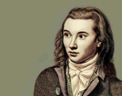 Portrait of Georg Philipp Friedrich Freiherr von Hardenberg, pseudonym and pen name Novalis, 1772 -