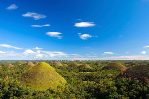 Asia, Philippines, Bohol, Chocolate Hills, Chocolate Hills, Bohol, Philippines
