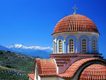 Greece, island of Crete, Orthodox Church, Crete, Greece