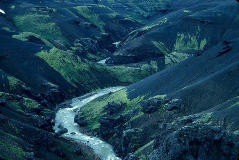 Lavacanyon in Kerlingarfjäll, Iceland, highlands, desert, Kjälur highlands, Kerlingarfjäll,