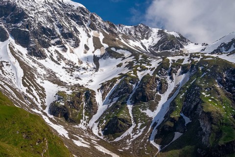 Apparent mountains in Upper Nassfeld, Alps, Heiligenblut am Grossglockner, Carinthia, Austria