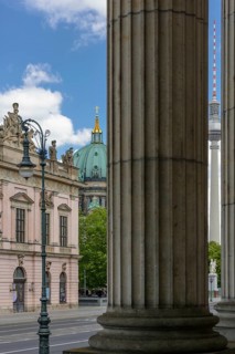 Berlin landmark with historical museum, Berlin Cathedral and television tower, Berlin