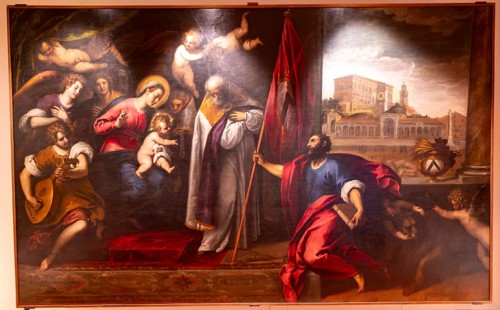 Painting Dedizione di Udine a Venezia, Galleria d'Arte Antica, Castello di Udine, Friuli-Venezia