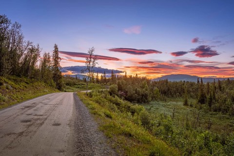Panoramavegen, Hemsedal, Valdres, Innlandet, Norway