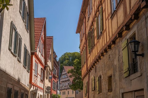 Holdergassen, Untere Holdergasse, former vineyard quarter, picturesque little alleys, historic old