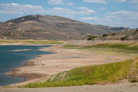 Curecanti National Recreation Area, Colorado - August 2026 - During the ongoing drought in the