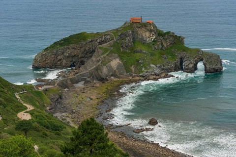 San Juan de Gaztelugatxe, Game of Thrones filming location, Basque Country, Spain
