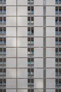 Facade apartment block, Dubai, United Arab Emirates, UAE