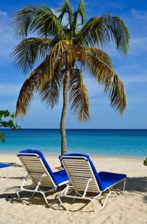 Caribbean, Central America, Windward Islands, Lesser Antilles, Grenada, Beach Chair, Grand Anse