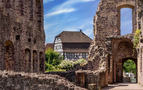 Hayn Castle and Fortress, Dreieichenhain, Hesse, Germany