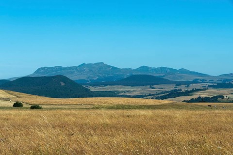 Sancy Massif. Auvergne volcanoes natural park. Puy-de-Dome department. Auvergne-Rhone-Alpes. France