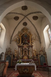 Altar of the Church of the Assumption of Mary, Ostritz, Upper Lusatia, Saxony, Germany