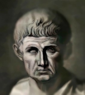 Aristotle, 384-322 BC, ancient Greek philosopher and scientist, digitally altered