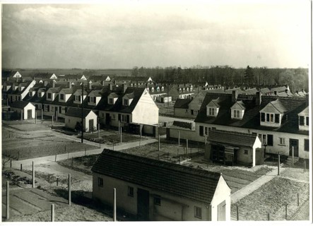 Kitzscher mining settlement, Saxony, architecture, Curt Schiemichen, around 1935, residential