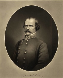 Albert Sidney Johnston (born 2 February 1803 in Washington, Mason County, Kentucky, died 6 April