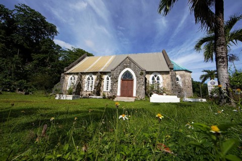 Saint Thomas Anglican Church or Church, Diocese of Jamaica, Portland Parish, Jamaica, West Indies,