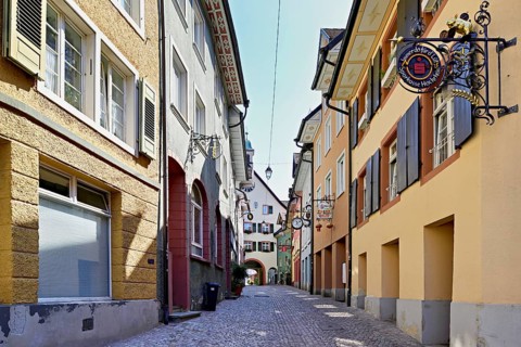Historic houses on the main street, Laufenburg, Southern Black Forest, Black Forest,