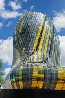 The Citè du Vin wine museum in Bordeaux, Gironde, France