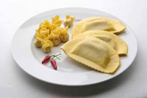 Dumplings on a plate, ravioli, lunch