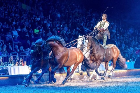 Cavalluna, horse show on Gateway to the Otherworld tour in Berlin's Uber Arena on 17.01.2026