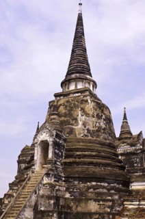 Phra Vihan Luang in Wat Phra Si San Phet Thailand