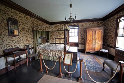 Bedroom in Rose Hall Great House, Montego Bay, Saint James Parish, Jamaica, West Indies, Caribbean,