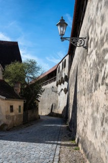 The historic rampart of the completely preserved, approx. 2.7 kilometers long city wall in the old