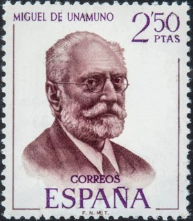 Miguel de Unamuno (1864-1936) a Spanish writer and philosopher, who is usually considered part of