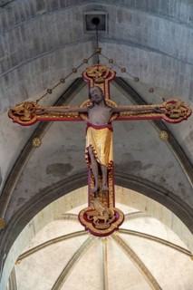 Monumental Triumphal Cross, St. Peter's Cathedral, Osnabrück, Lower Saxony, Germany