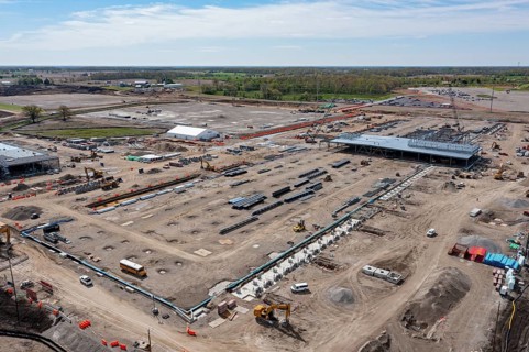 Saline, Michigan - Construction of a $16 billiion data center, developed by Related Digital for