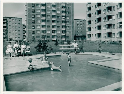 Berlin, Kreuzberg, Otto-Suhr-Siedlung, Alexandrinenstr, Stallschreiberstr., Oranienstr.,