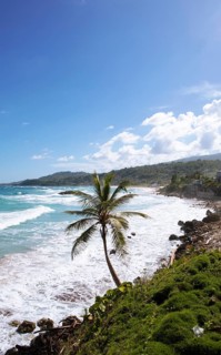 Caribbean coast in Portland Parish, Jamaica, West Indies, Caribbean, Central America